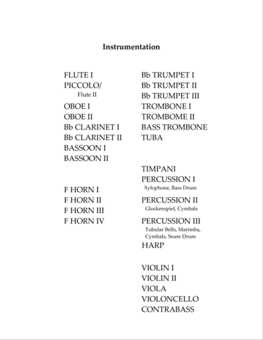 The Penitence of Time Full Orchestra scores gallery preview page 2