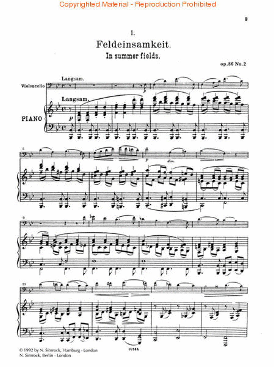 6 Songs Vc Cello scores gallery preview page 2