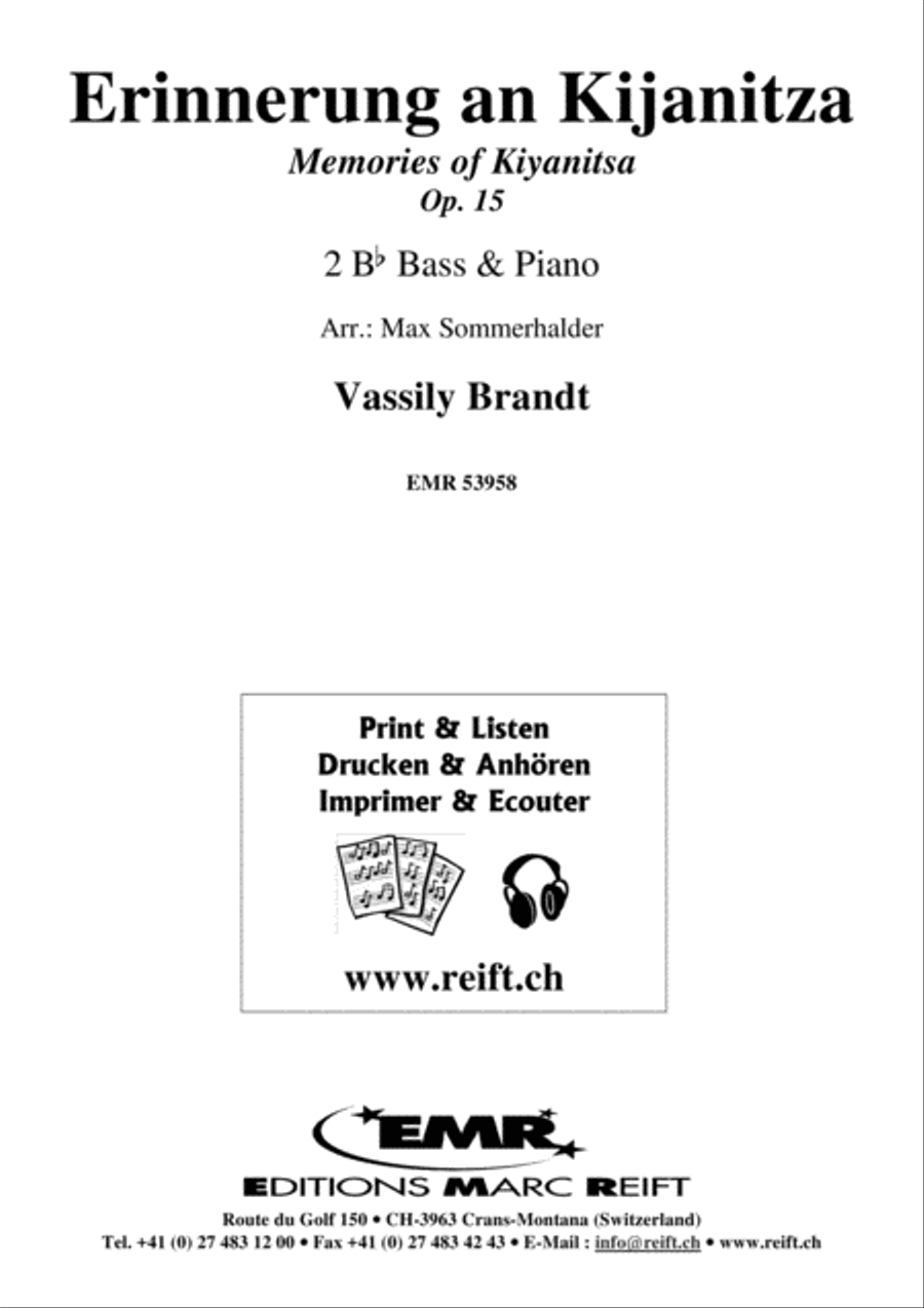 Erinnerung an Kijanitza Erinnerung an Kijanitza Piano Accompaniment scores gallery preview page 2