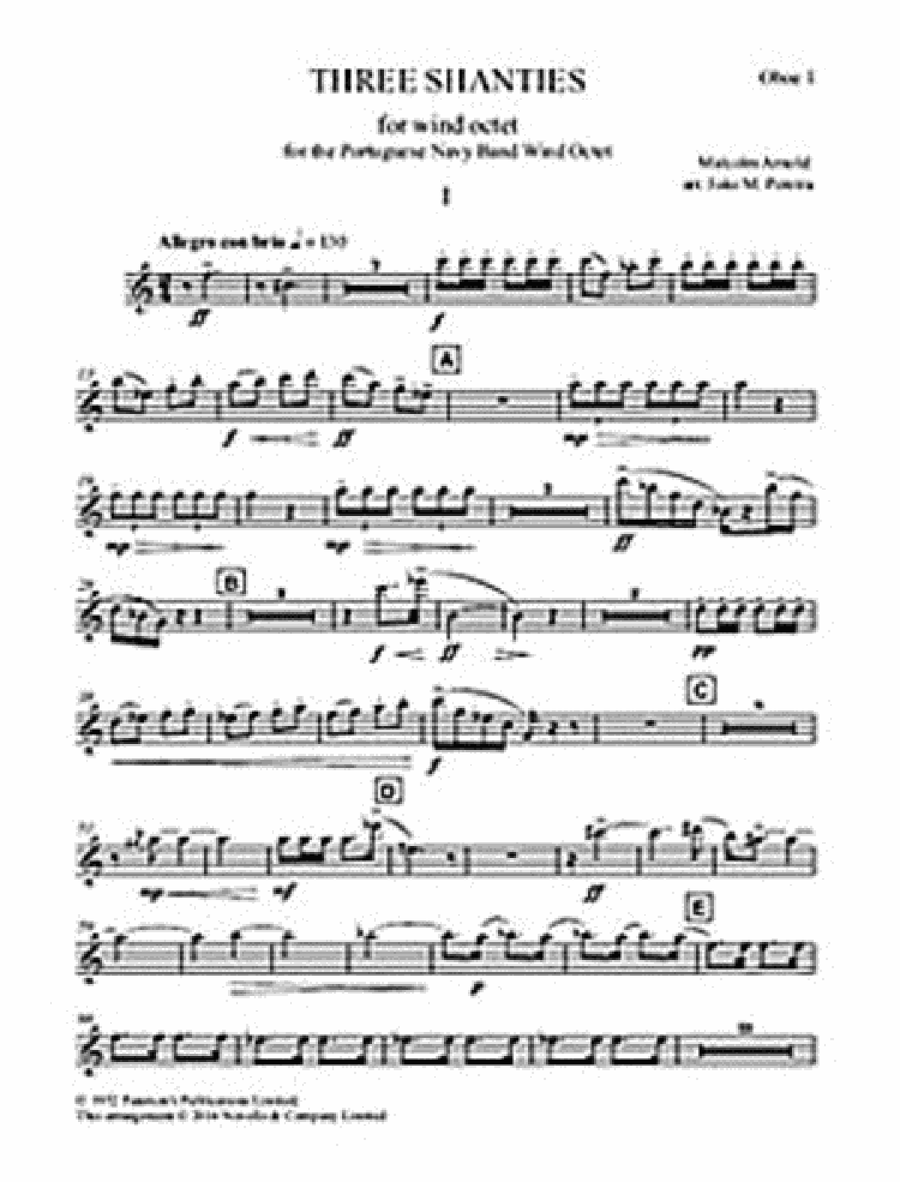 Three Shanties Chamber Music scores gallery preview page 1