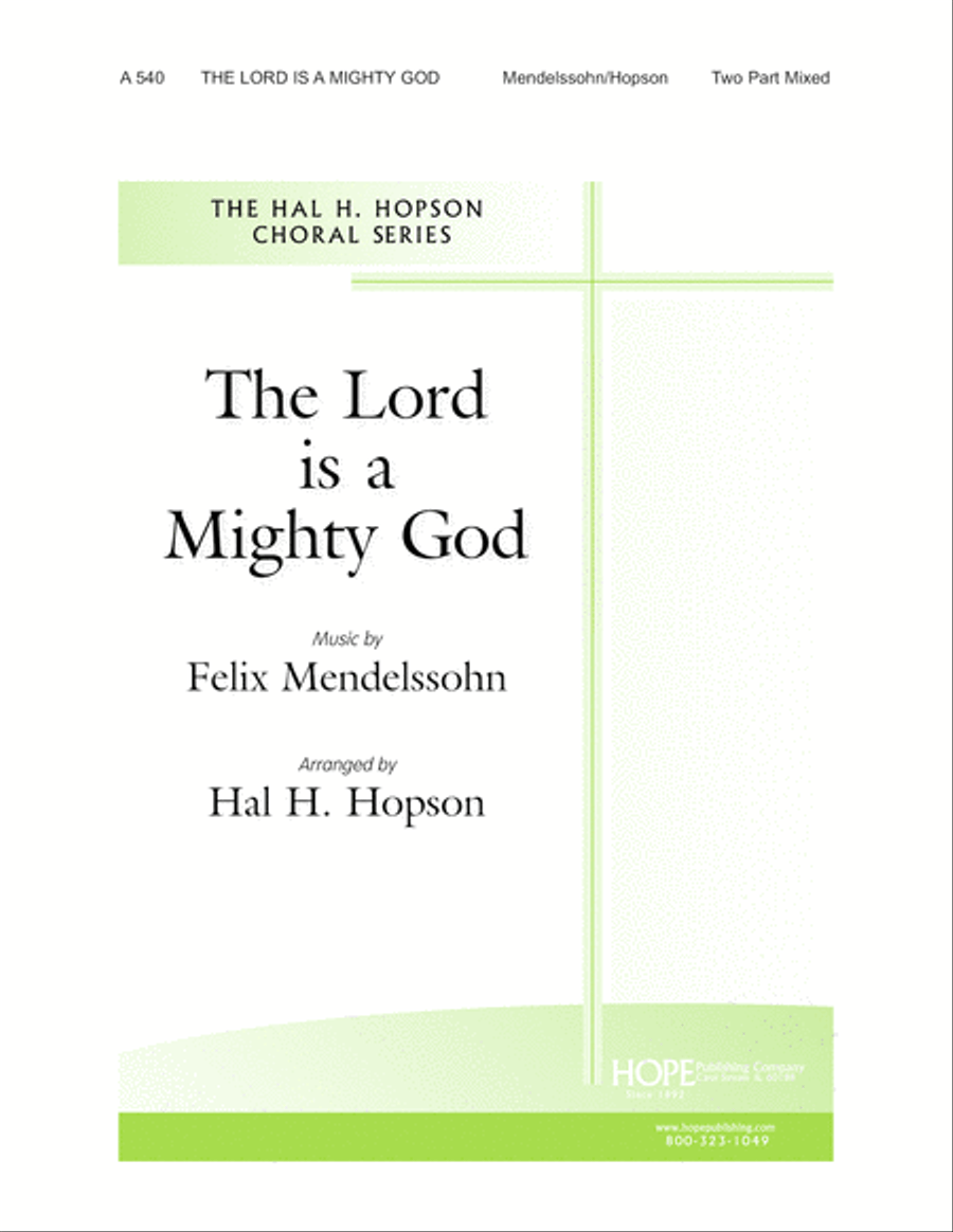 The Lord Is a Mighty God 2-Part scores gallery preview page 1