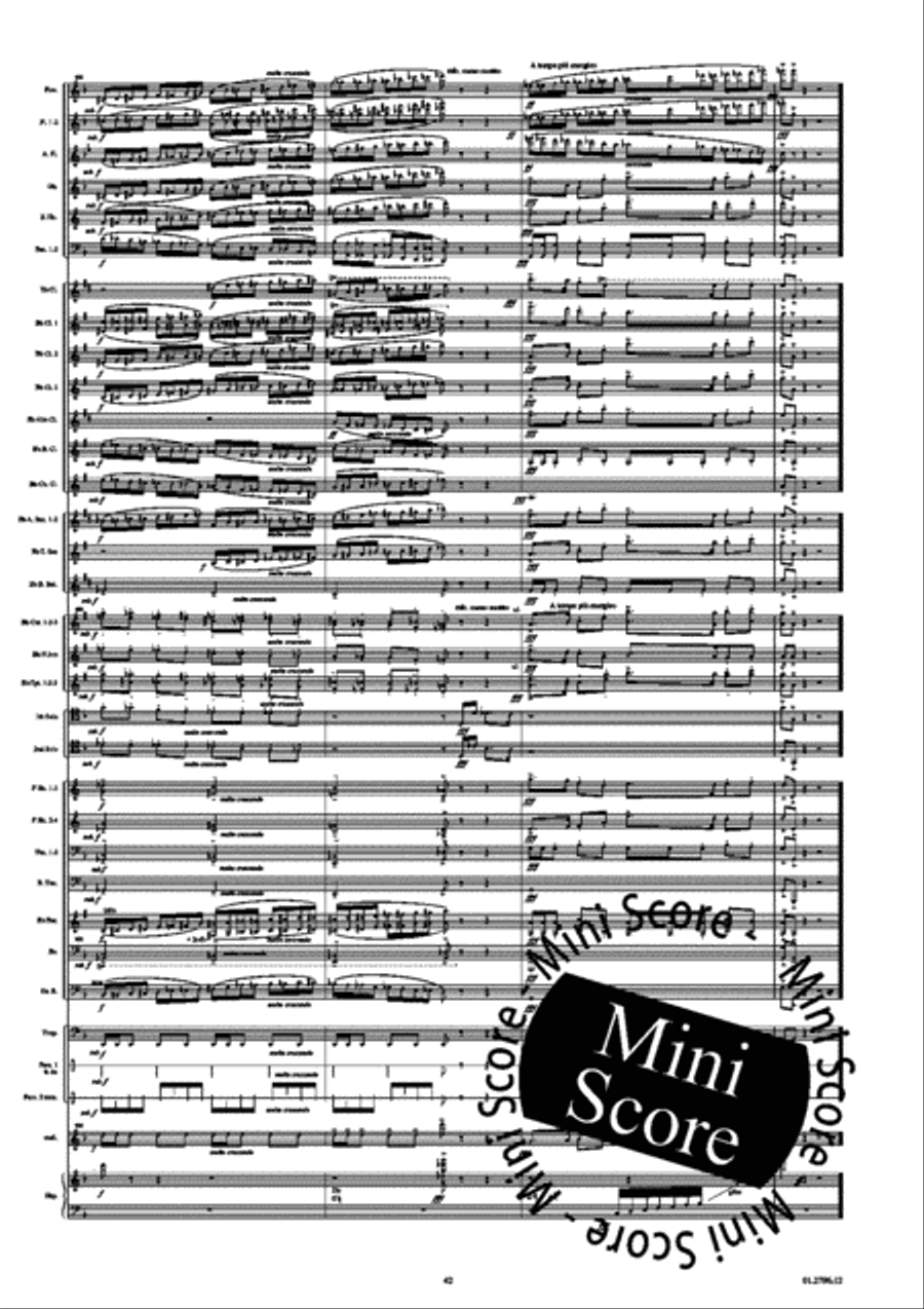 Rainforest Concerto Concert Band scores gallery preview page 48