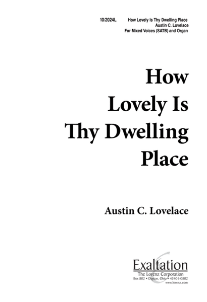How Lovely Is Thy Dwelling Place
