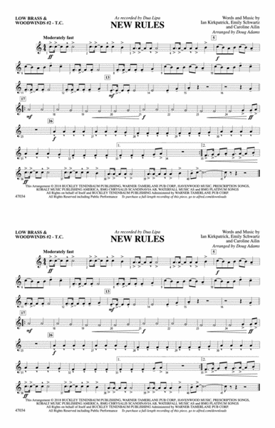 New Rules: Low Brass & Woodwinds #2 - Treble Clef