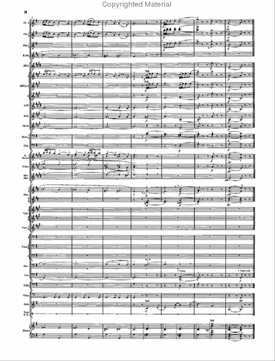 Armenian Dances, Part II Concert Band scores gallery preview page 36