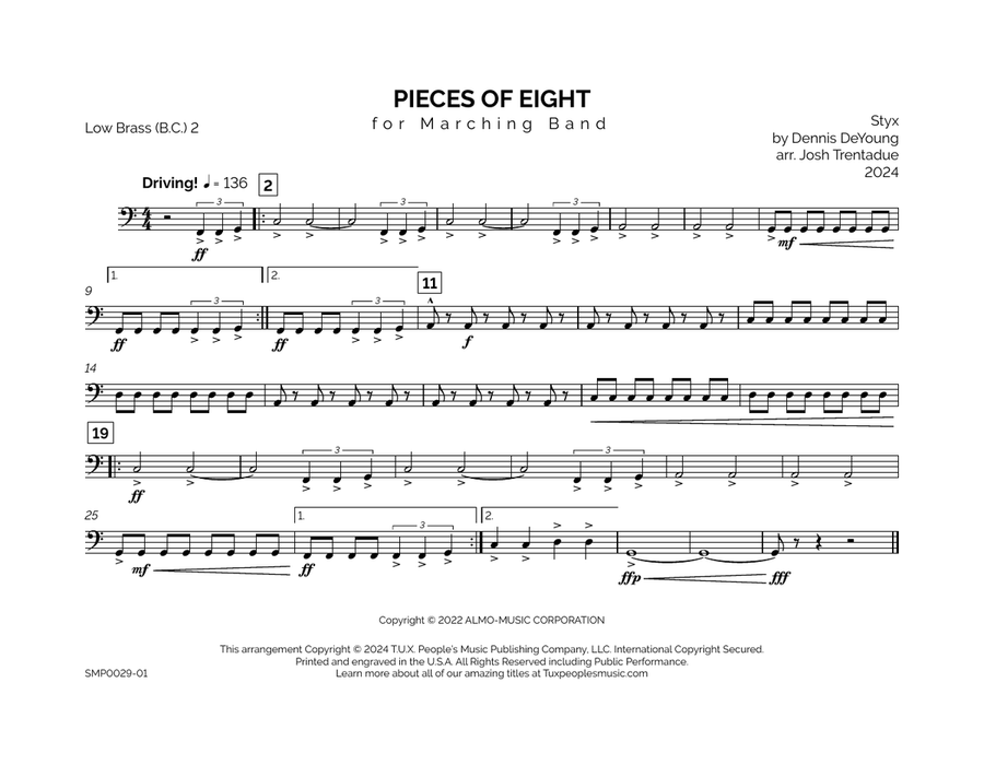 Pieces Of Eight Marching Band scores gallery preview page 6