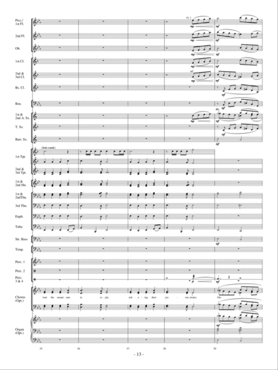 Merry Christmas, Everyone! Concert Band scores gallery preview page 12