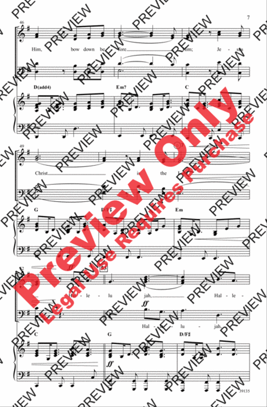 Let Us Adore Let Us Adore 4-Part scores gallery preview page 7