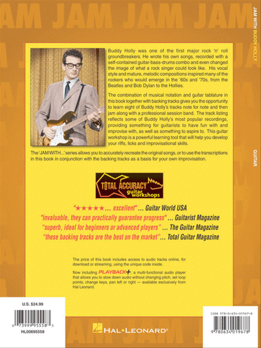 Jam with Buddy Holly Guitar Tablature scores gallery preview page 6