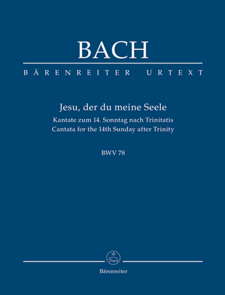 Book cover for Jesu, by Thy Cross and Passion, BWV 78