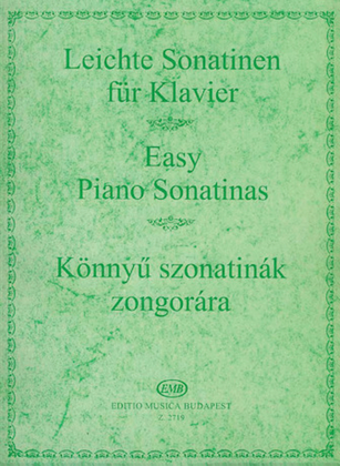 Book cover for Easy Sonatinas