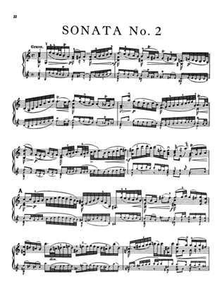 Book cover for Bach: Six Sonatas and Partitas - Sonata No. 2