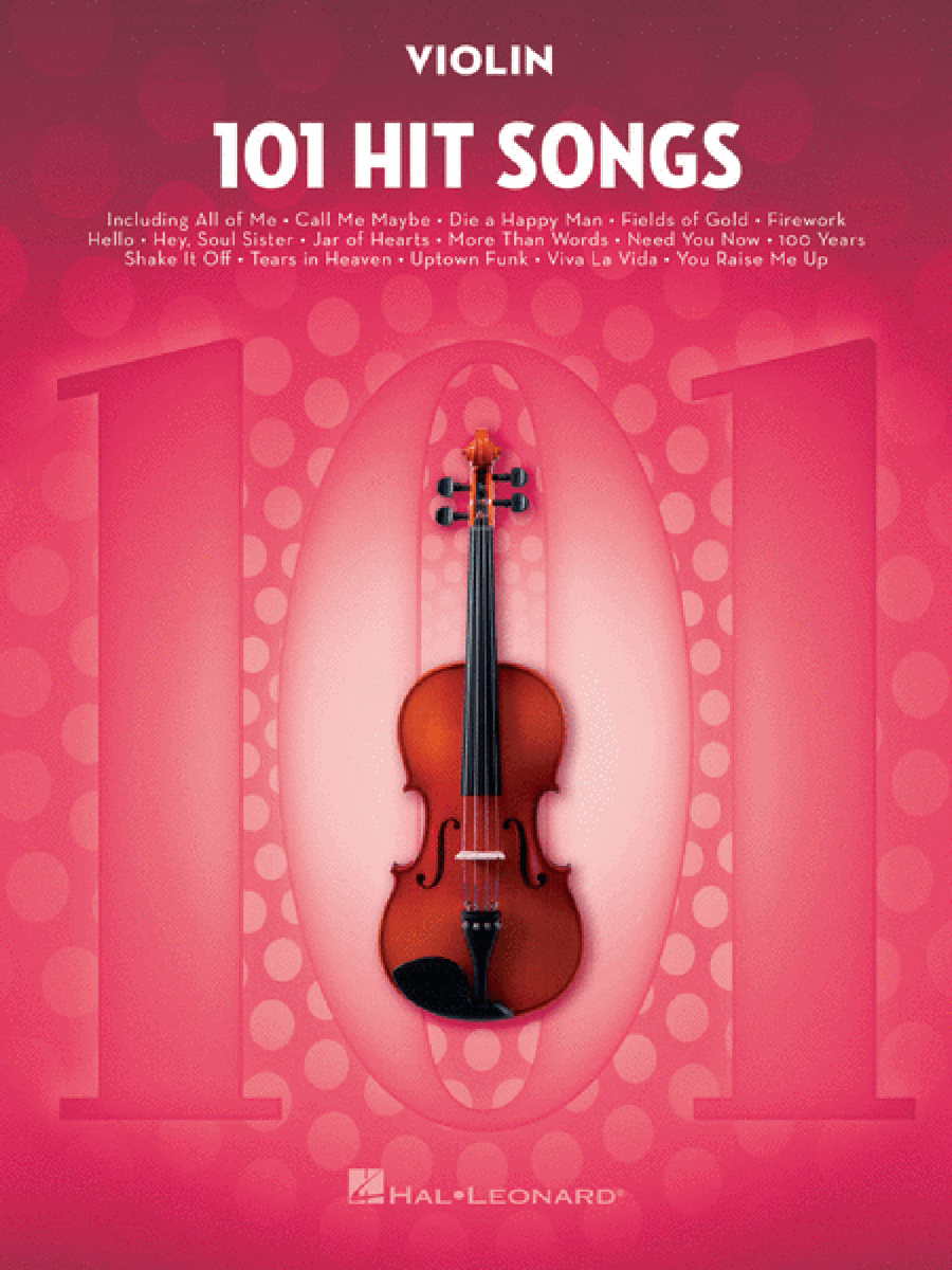 101 Hit Songs Violin Solo scores gallery preview page 1