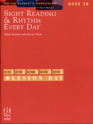 Book cover for Sight Reading & Rhythm Every Day, Book 2B