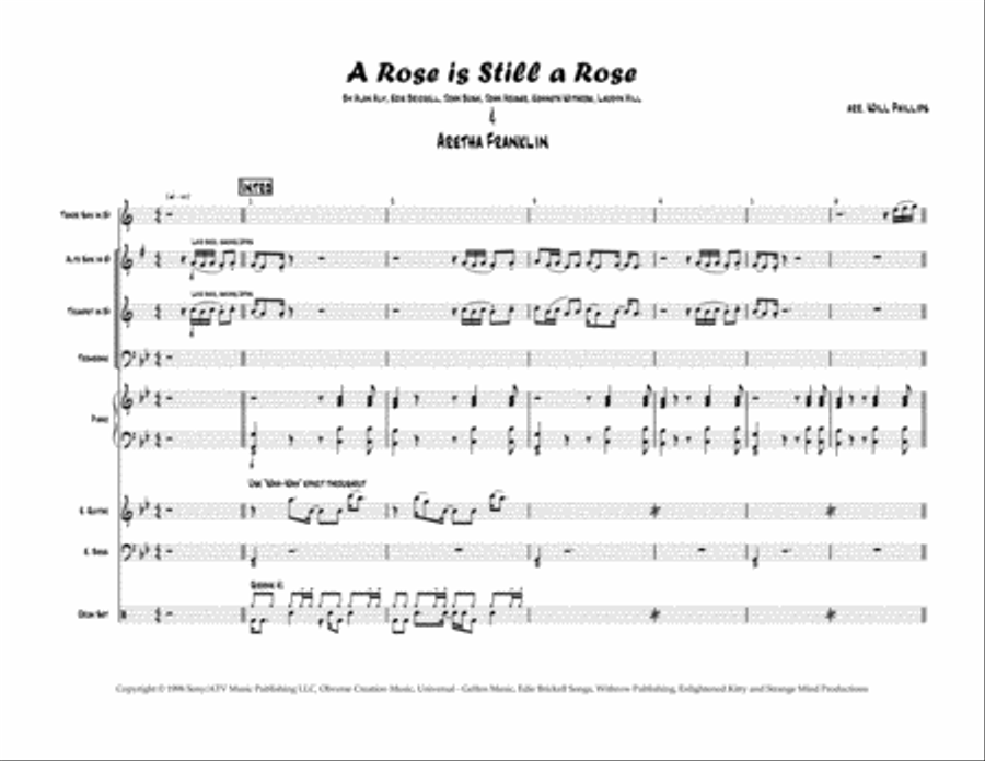 A Rose Is Still A Rose Jazz Ensemble scores gallery preview page 3