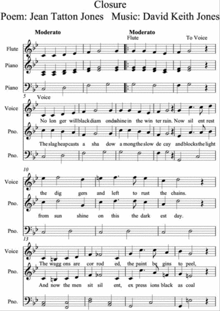 Pit Closure Chamber Orchestra scores gallery preview page 1