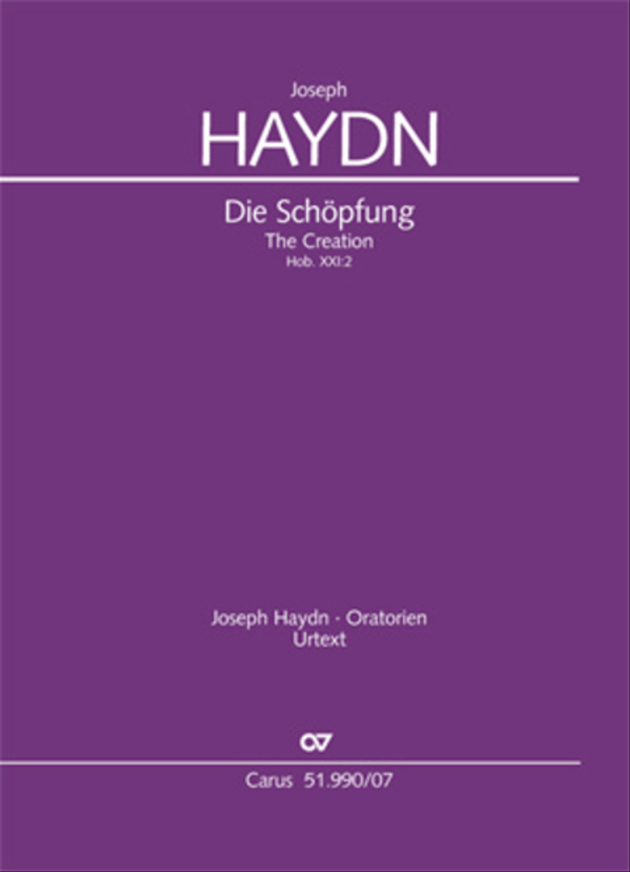 The Creation (Die Schopfung) 4-Part scores gallery preview page 1