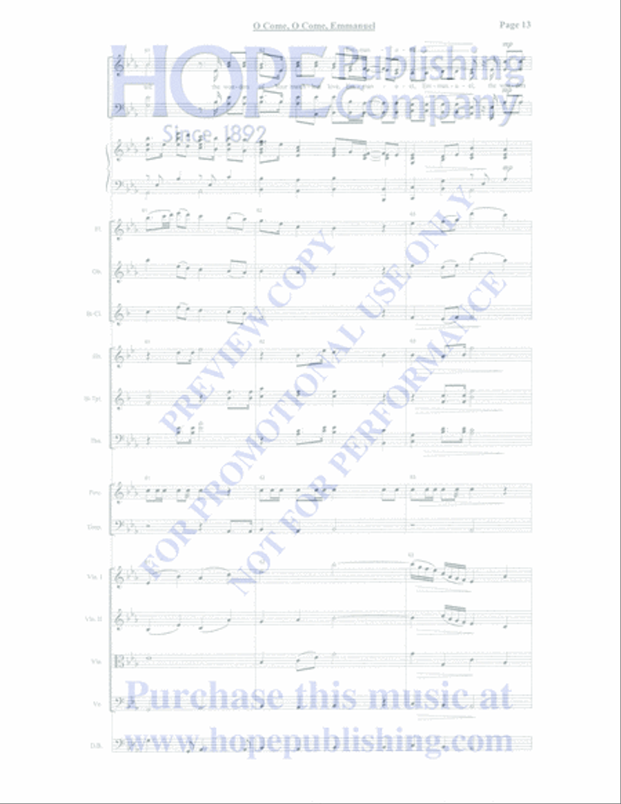 Emmanuel Emmanuel Orchestra scores gallery preview page 15