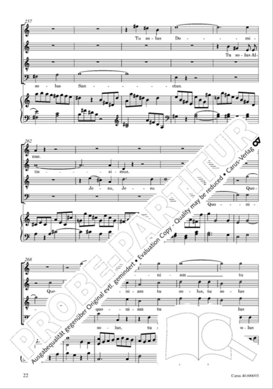 Mass in C Major Mass in C Major 4-Part scores gallery preview page 23