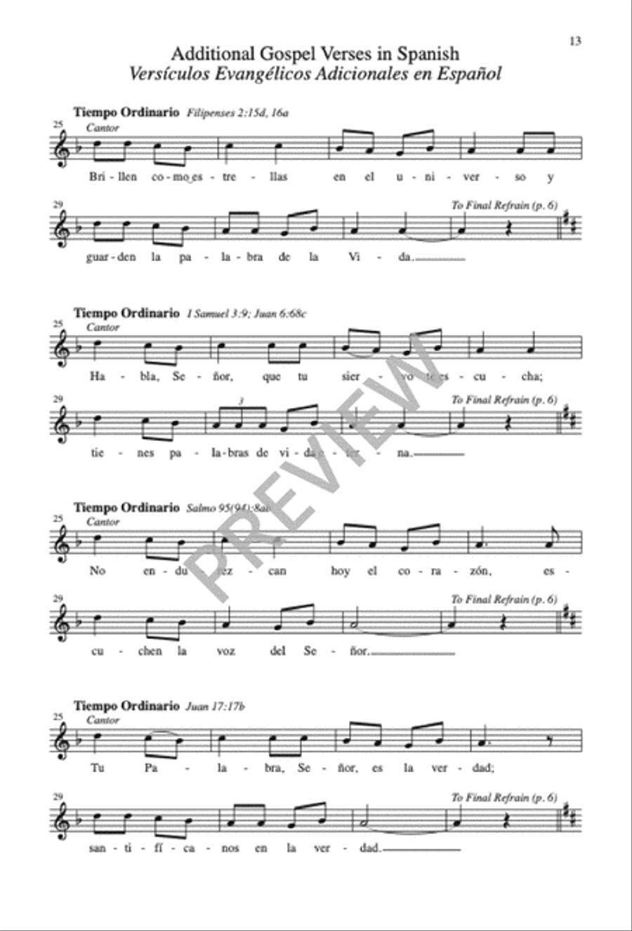 Franciscan Alleluia Franciscan Alleluia 4-Part scores gallery preview page 14