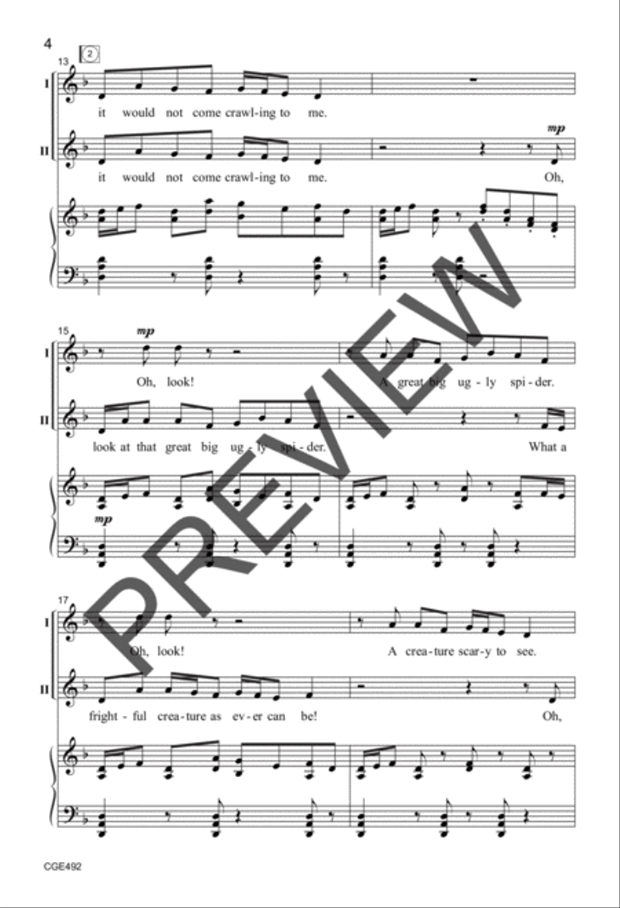 The Spider (Two-part) 2-Part scores gallery preview page 4