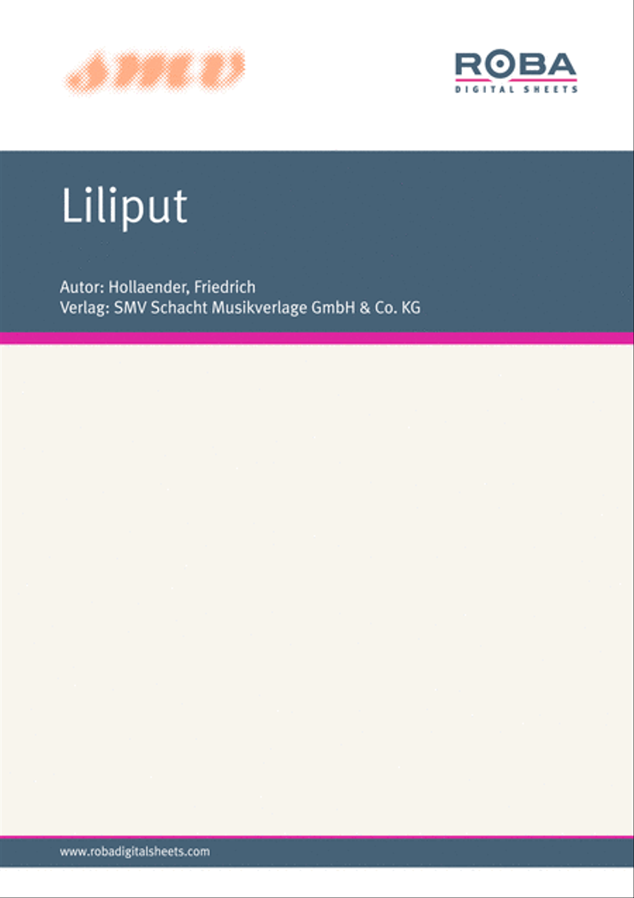 Liliput Liliput Voice scores gallery preview page 1