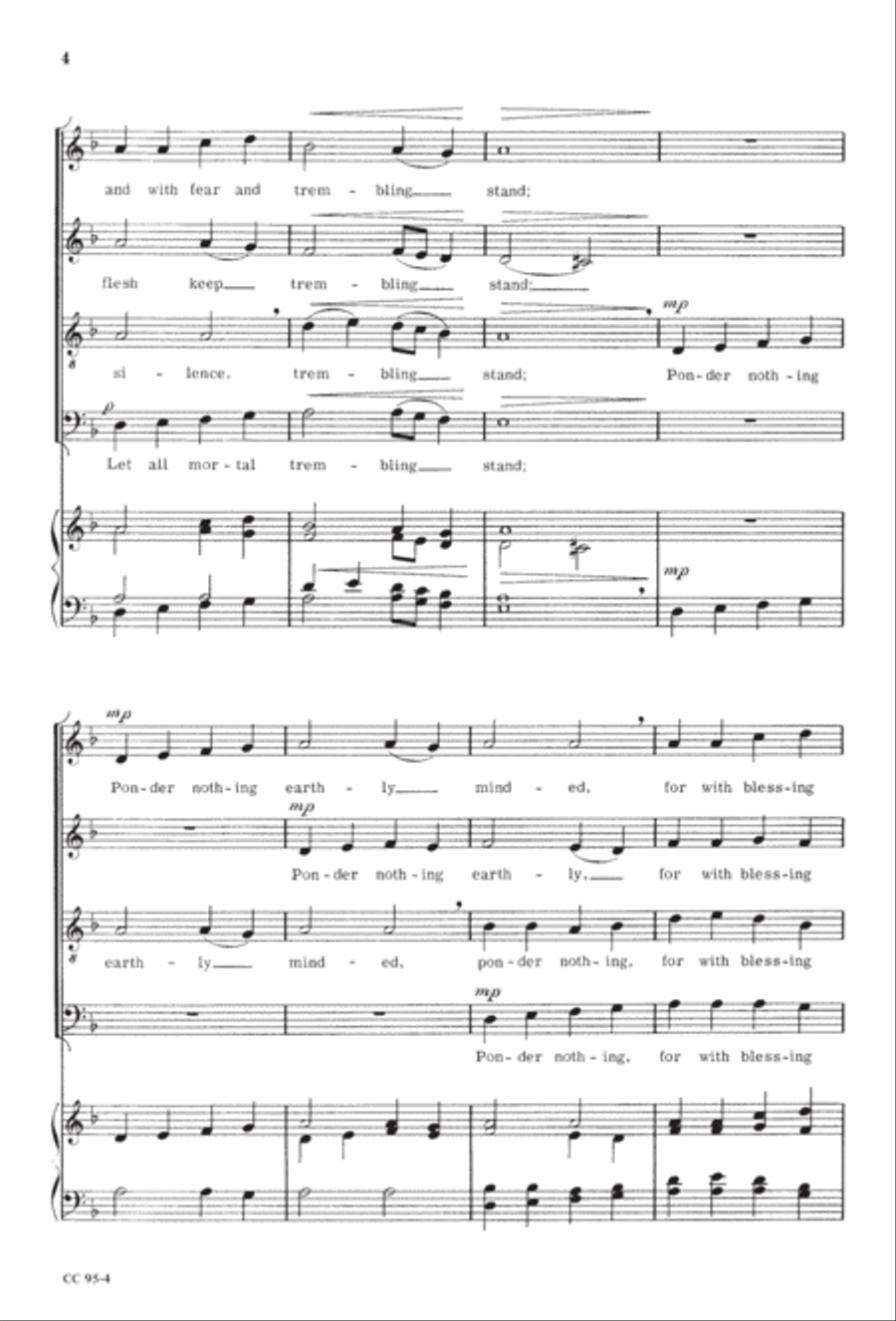 The Celebration 4-Part scores gallery preview page 4