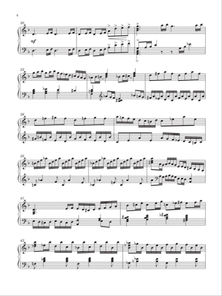 Piano Sonata No. 1 Piano Solo scores gallery preview page 3