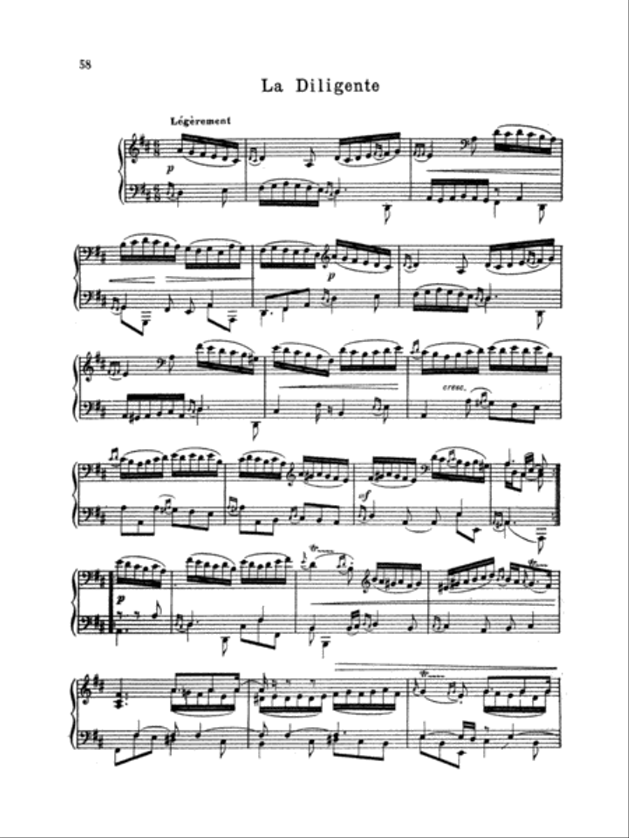 Couperin: Clavichord Pieces (Volume I) Piano Solo scores gallery preview page 1