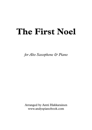 Book cover for The First Noel - Alto Saxophone & Piano