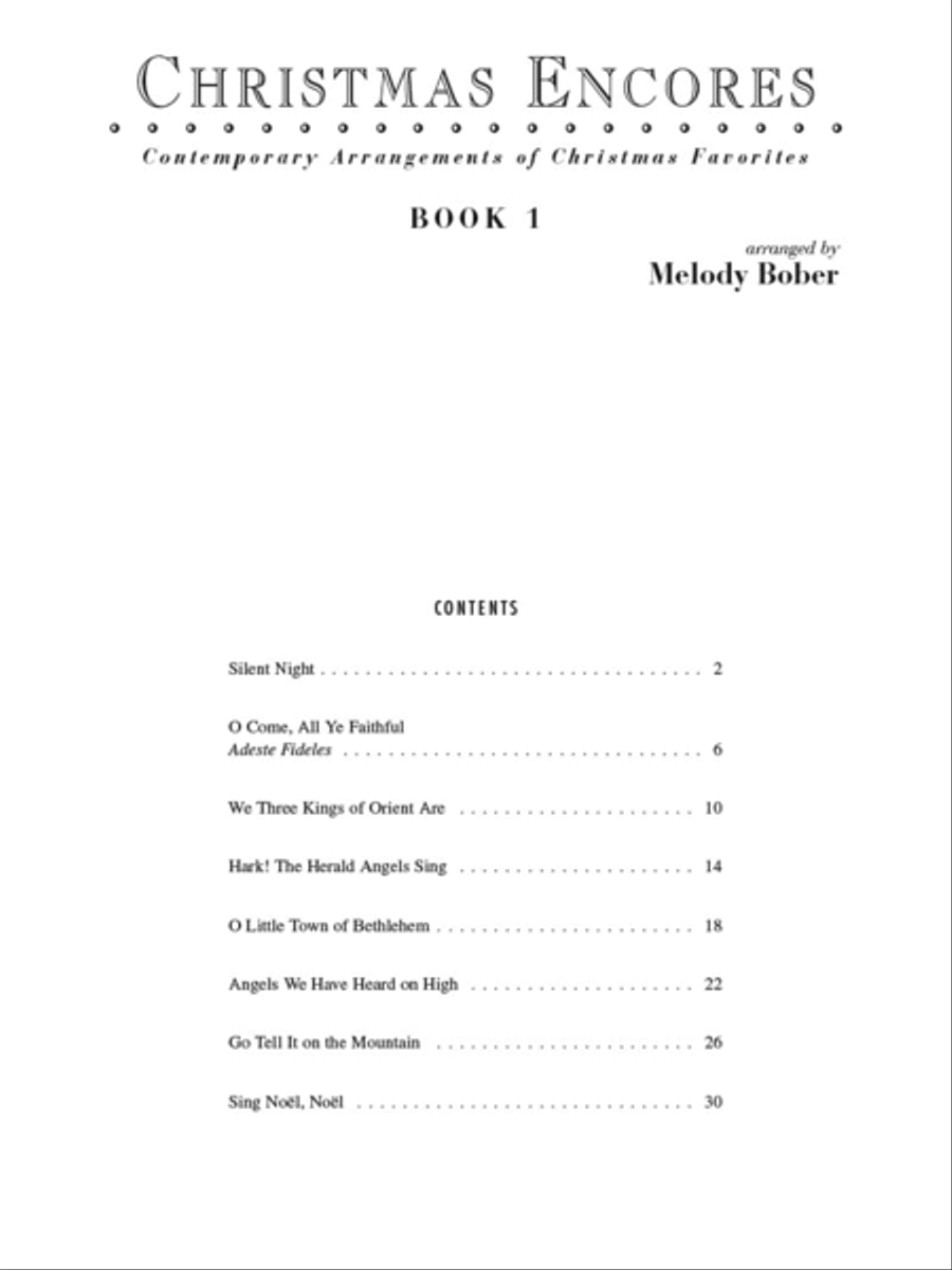 Christmas Encores, Book 1 Piano Method scores gallery preview page 2