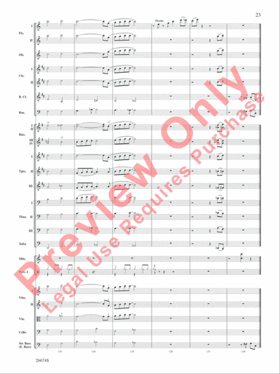 There's Christmas in the Air Full Orchestra scores gallery preview page 24