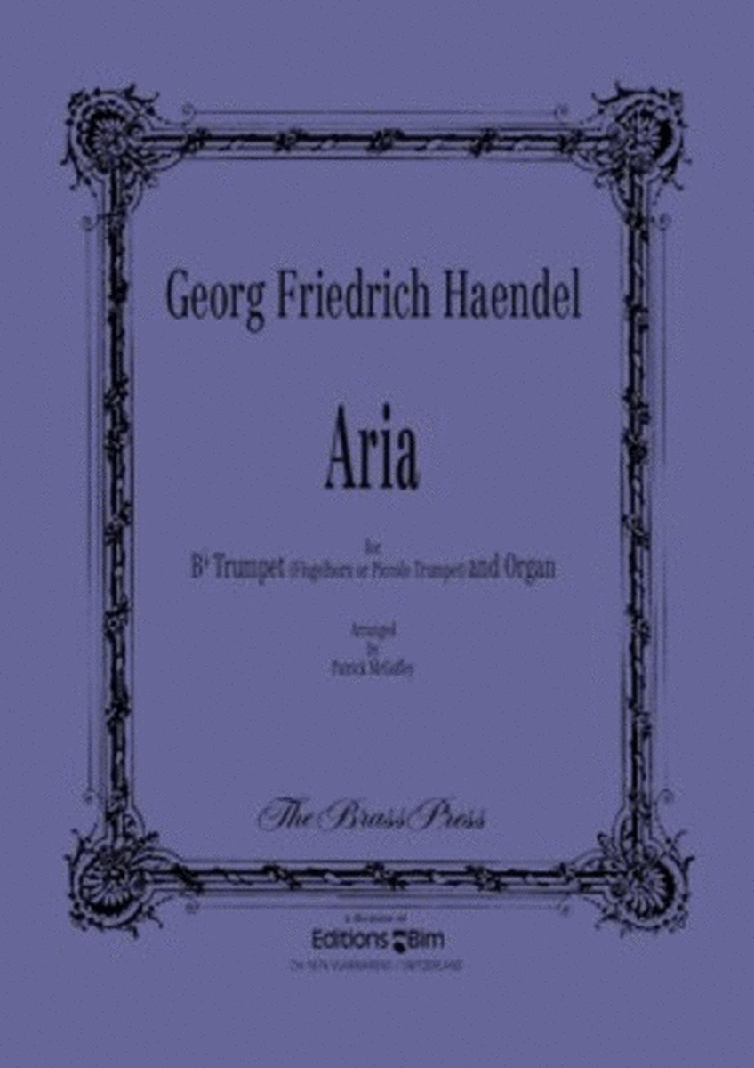 Aria For Trumpet (Or Flugelhorn / Piccolo) Organ