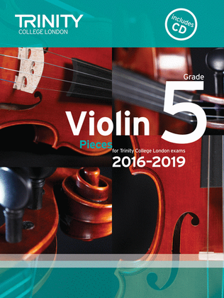 Book cover for Violin Exam Pieces 2016-2019: Grade 5 (score, part & CD)