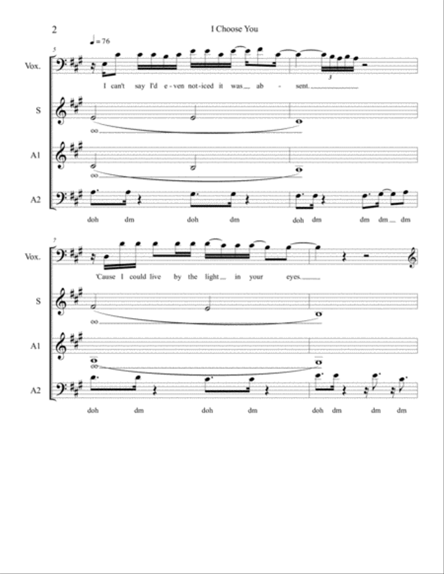 I Choose You I Choose You 3-Part scores gallery preview page 2