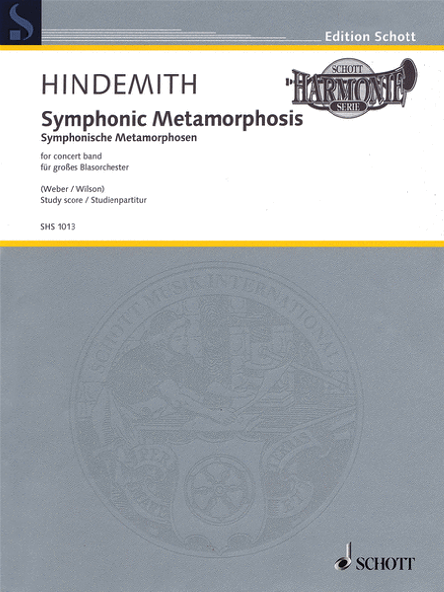 Symphonic Metamorphosis on Themes by Carl Maria von Weber Concert Band scores gallery preview page 1