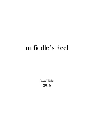 Book cover for mrfiddle's Reel