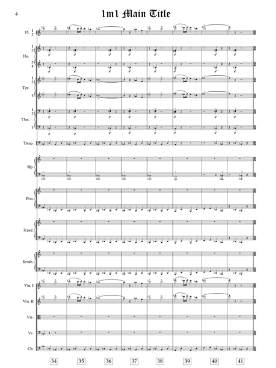 The Lion In Winter - Score Only Full Orchestra scores gallery preview page 6