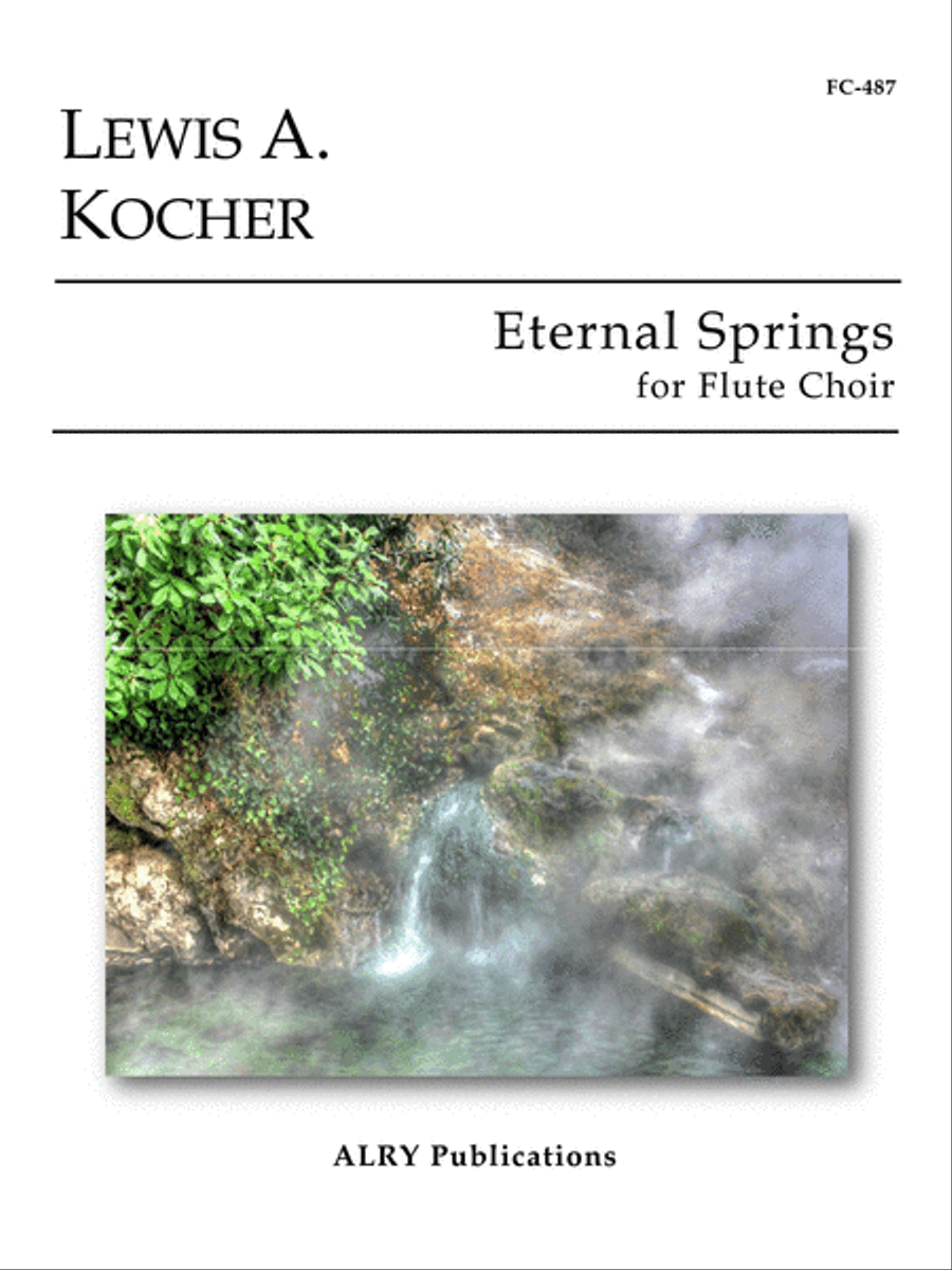 Eternal Springs for Flute Choir Flute Choir scores gallery preview page 1