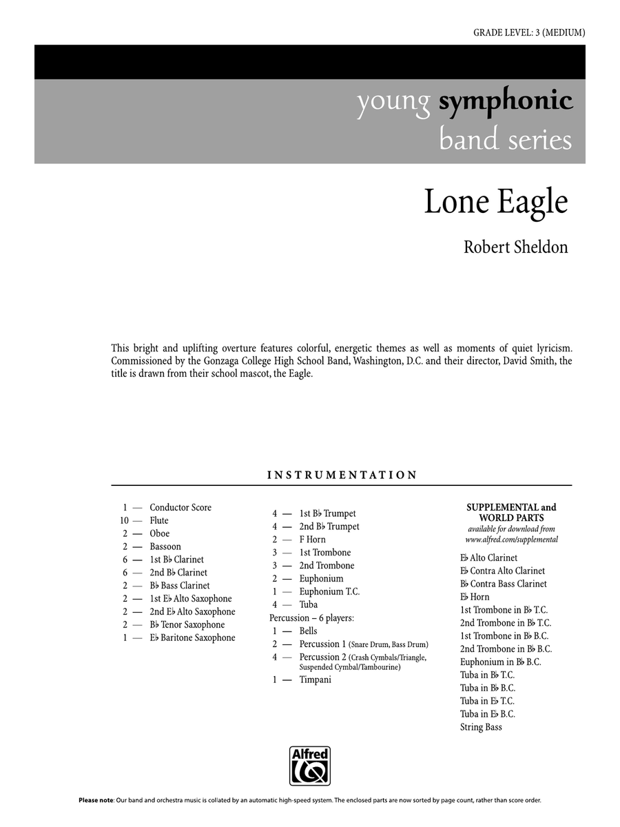 Lone Eagle: Score