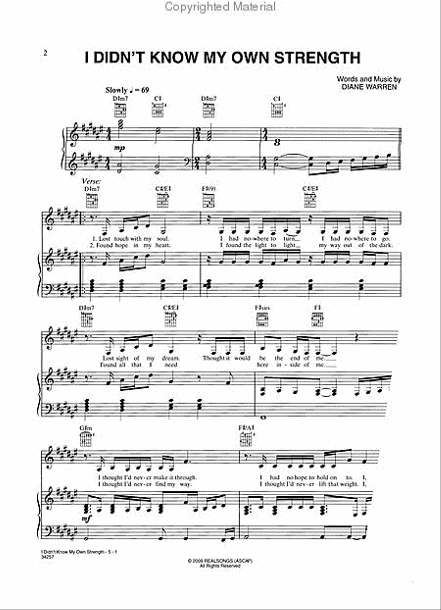 I Didn't Know My Own Strength Small Ensemble scores gallery preview page 2