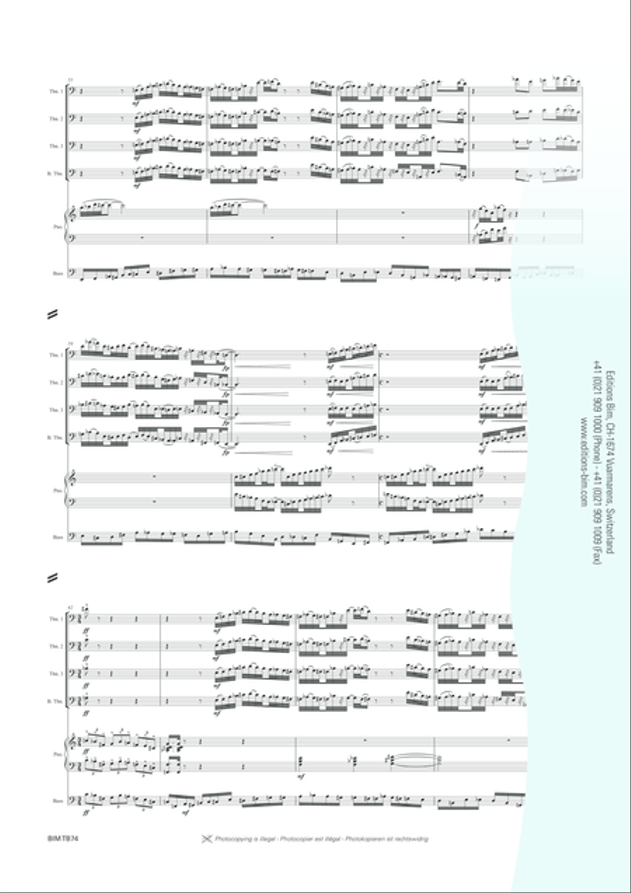 Concertino Concertino Trombone Quartet scores gallery preview page 7