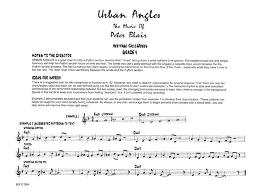 Urban Angles - Score