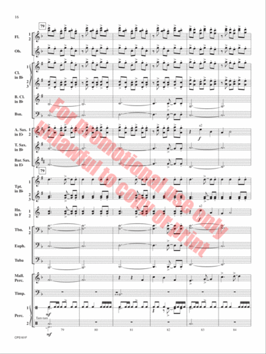 Thrive Concert Band scores gallery preview page 17