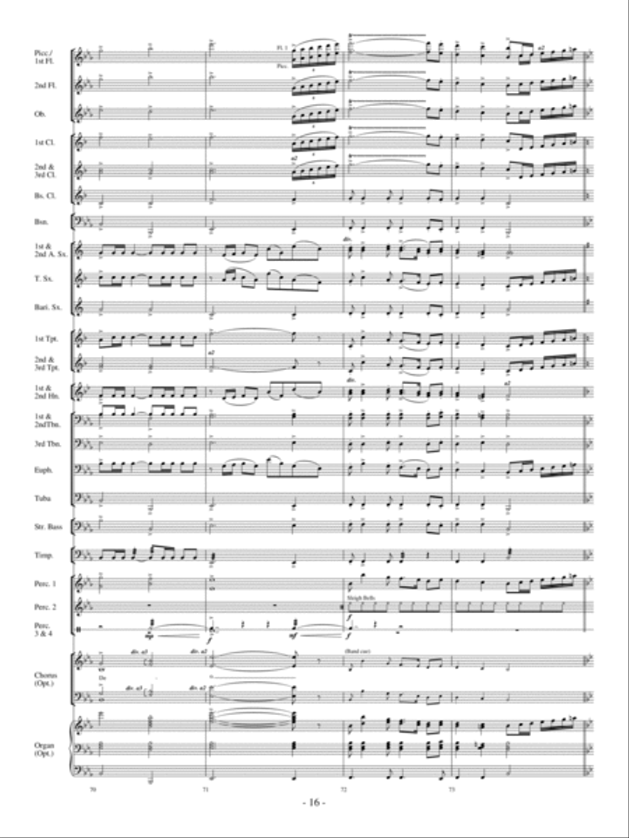 Merry Christmas, Everyone! Concert Band scores gallery preview page 15