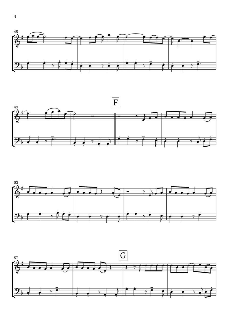 Lunch Woodwind Duet scores gallery preview page 4