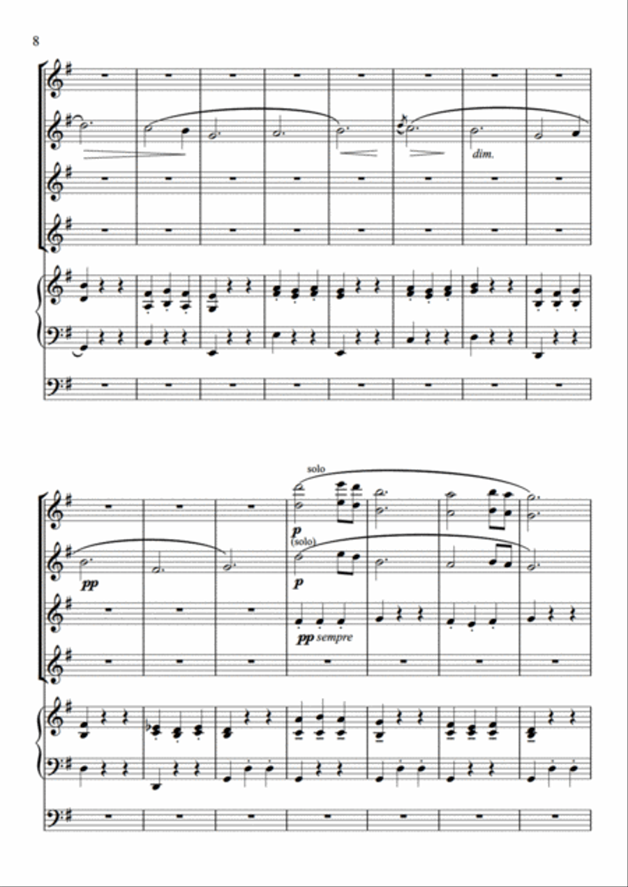 Slavonic Dance No. 8 Set of Parts scores gallery preview page 9