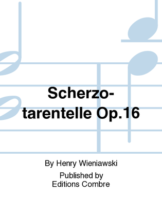 Book cover for Scherzo-tarentelle Op. 16