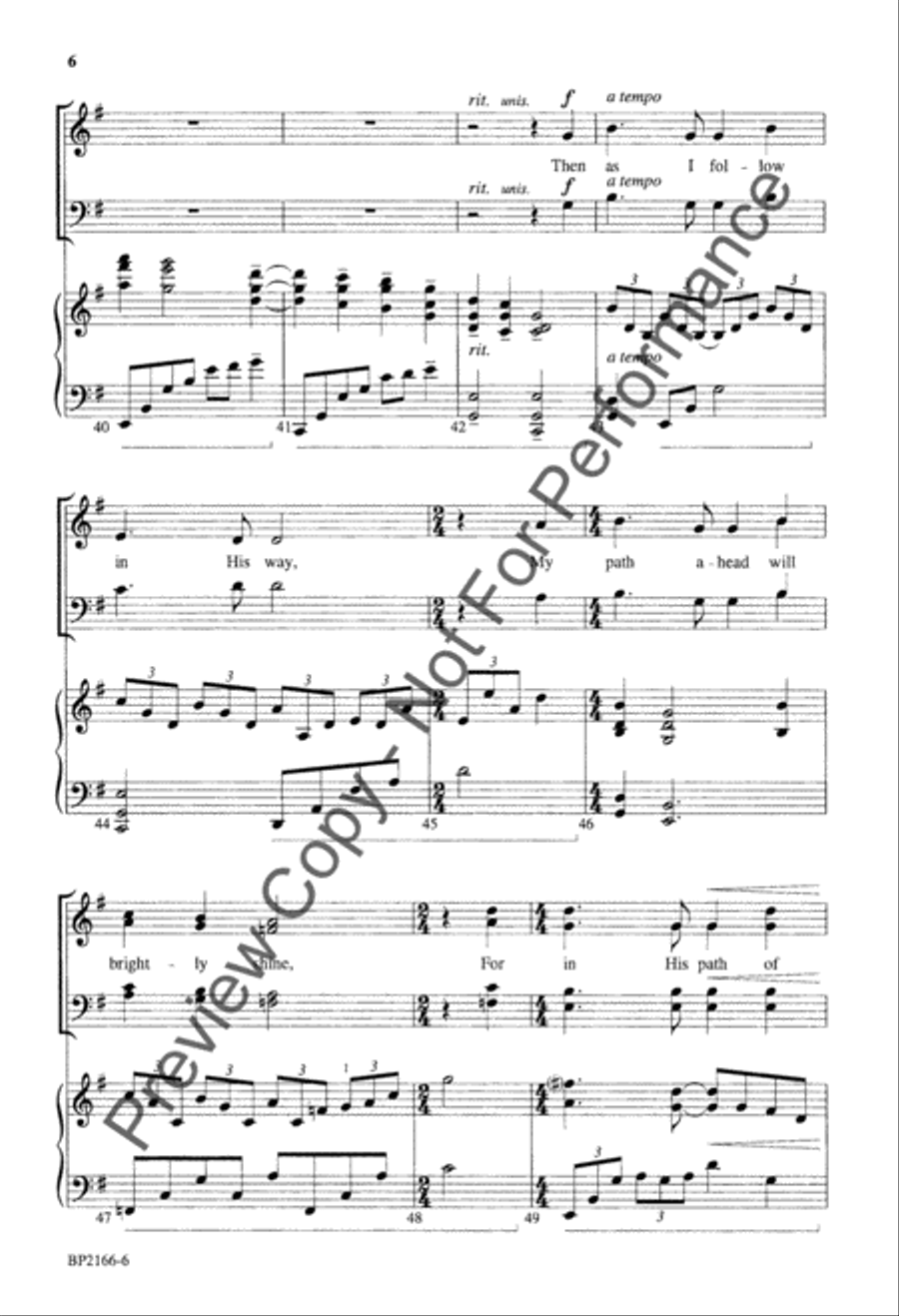 Footsteps Footsteps 4-Part scores gallery preview page 6