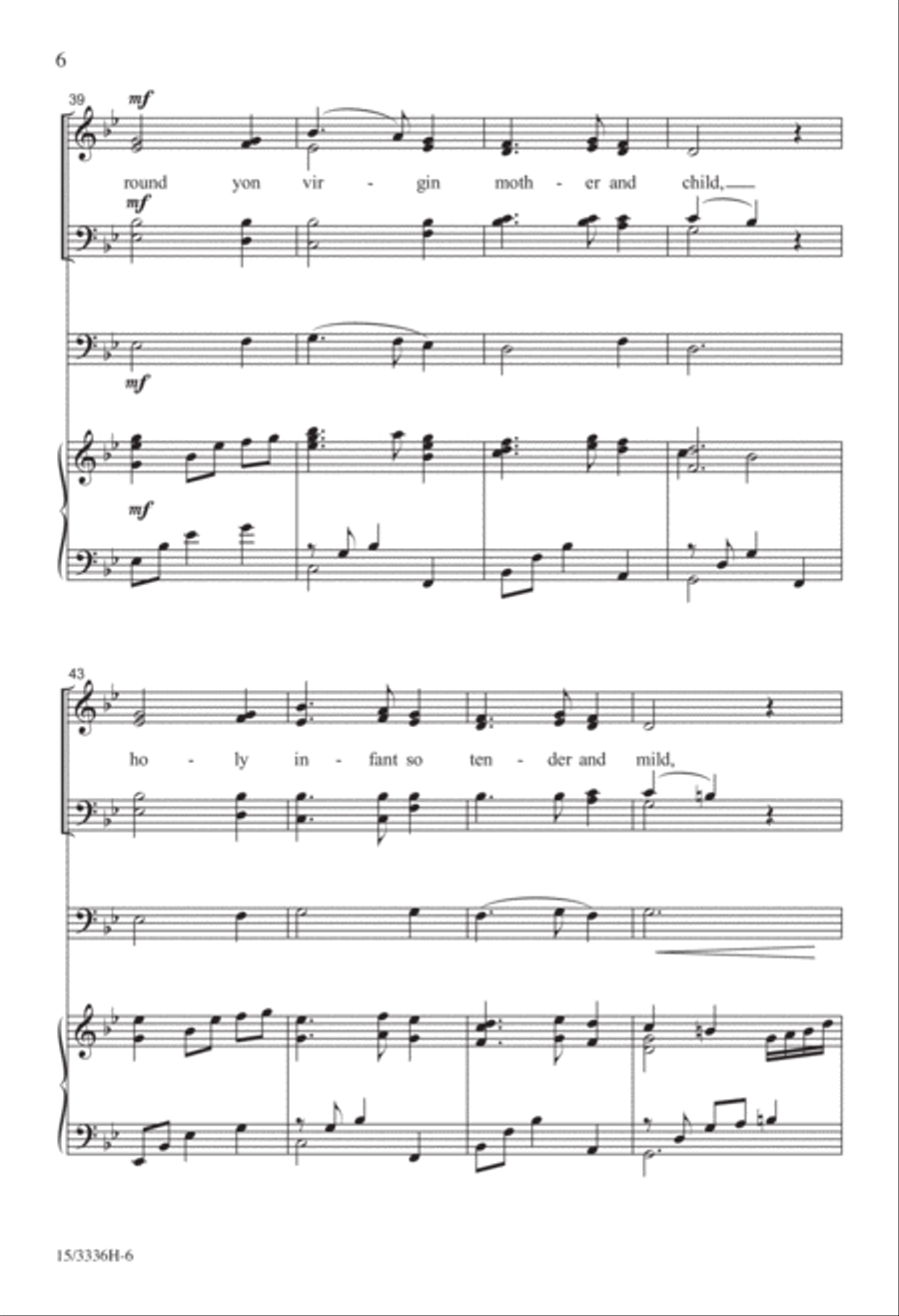 All On a Silent Night All On a Silent Night 4-Part scores gallery preview page 6